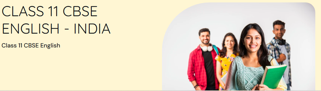 Class 11 CBSE English